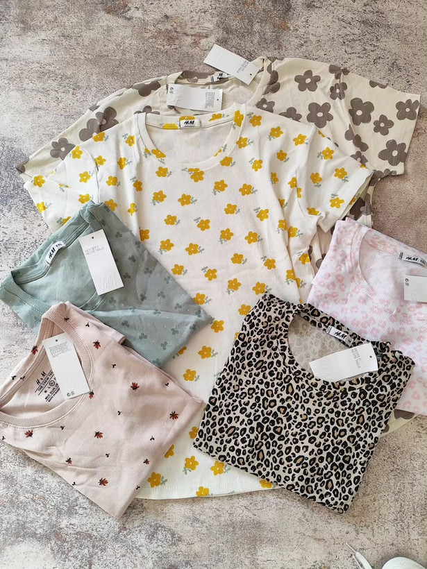 تیشرت کبریتی زنانه H&M