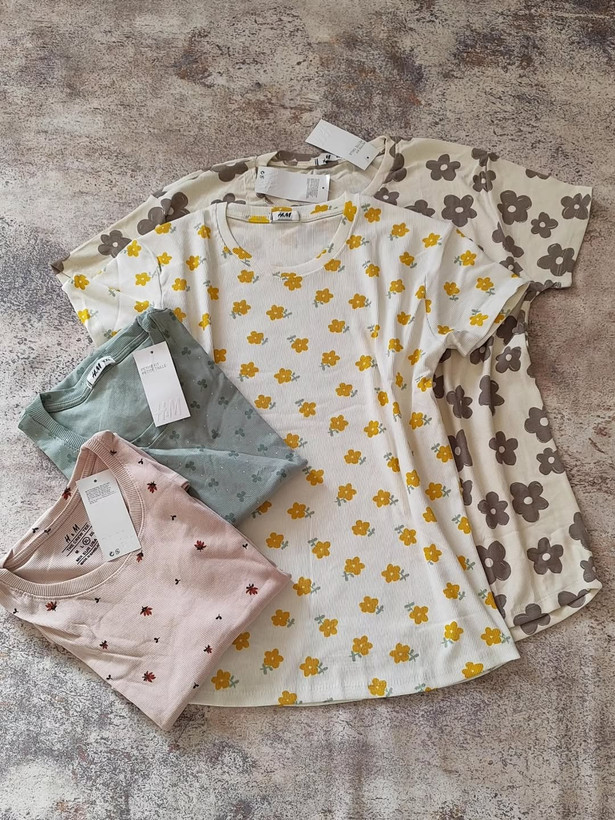 تیشرت کبریتی زنانه H&M