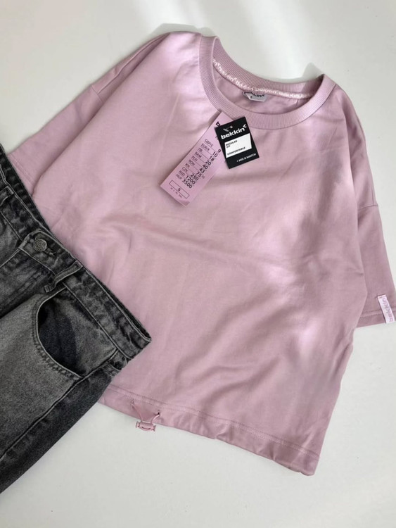 استایل تیشرت کراپ برند بکین bekin